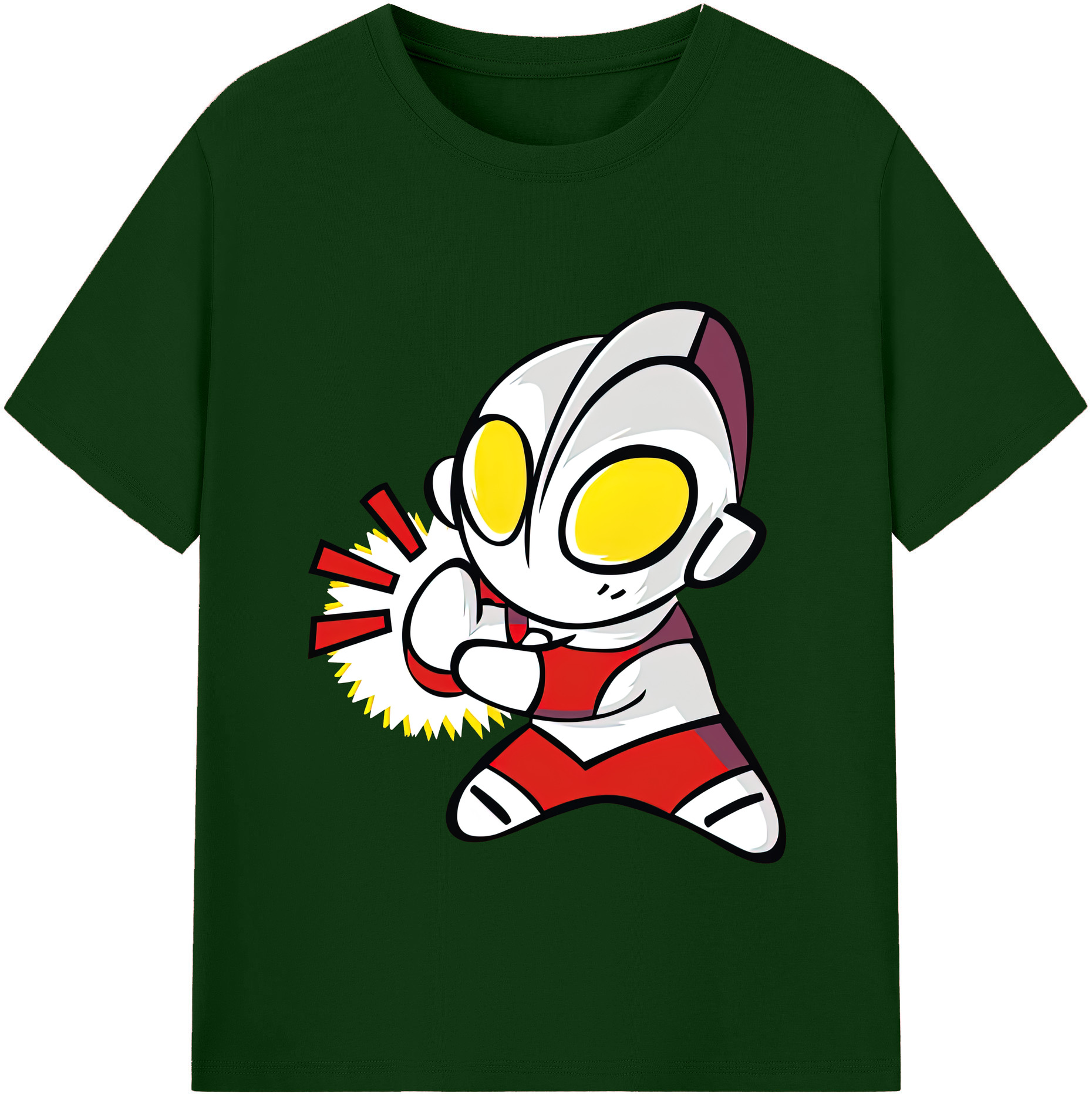（画像用） ウルトラマン Ultraman 綿100％半袖Tシャツ（フロントプリント）